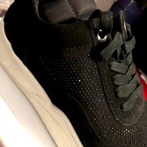 Karl Largerfeld Suede Embossed Sneakers